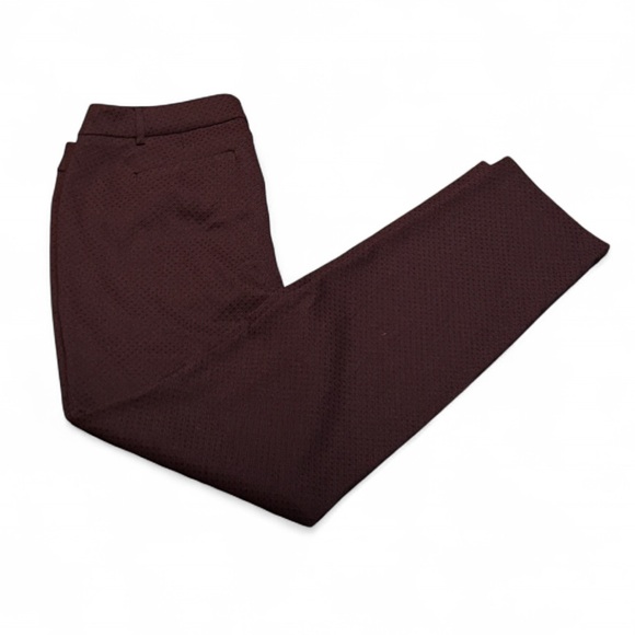 Roz & Ali - Burgundy Dress Trousers - Picture 5 of 5